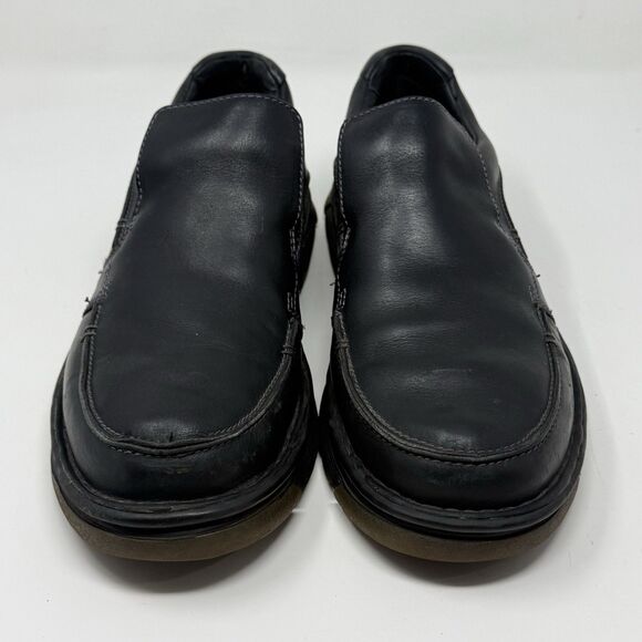 Dr Martens Loafers Mens 10 Womens 11 Black Leather Slip On Casual Preppy Shoes main image 4